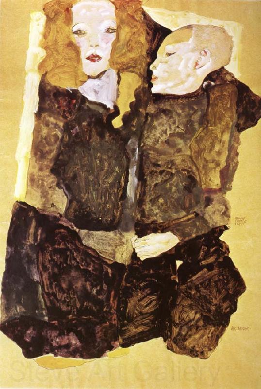Egon Schiele The Brother France oil painting art